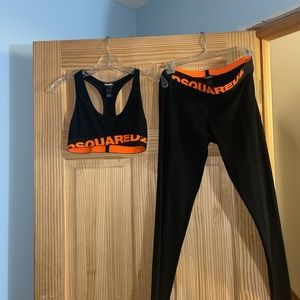 Authentic Dsquared2 Spandex Set Sz. Small Top & Sz. Medium Pants 🔥